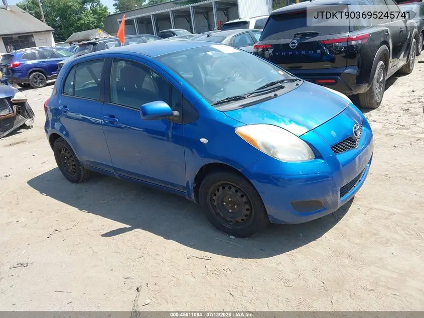 2009 Toyota Yaris VIN: JTDKT903695245741 Lot: 45611094