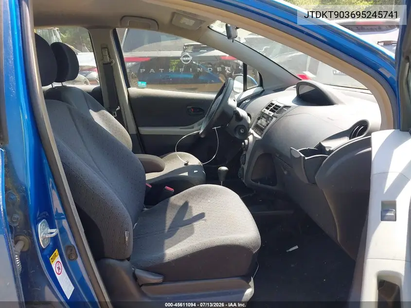 2009 Toyota Yaris VIN: JTDKT903695245741 Lot: 45611094