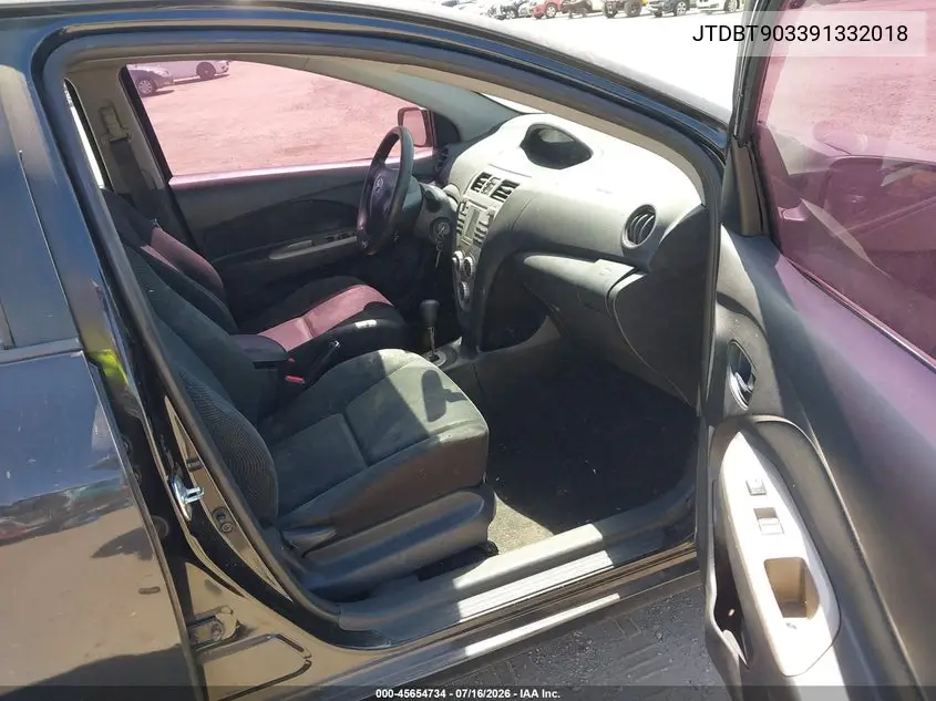 2009 Toyota Yaris VIN: JTDBT903391332018 Lot: 45654734
