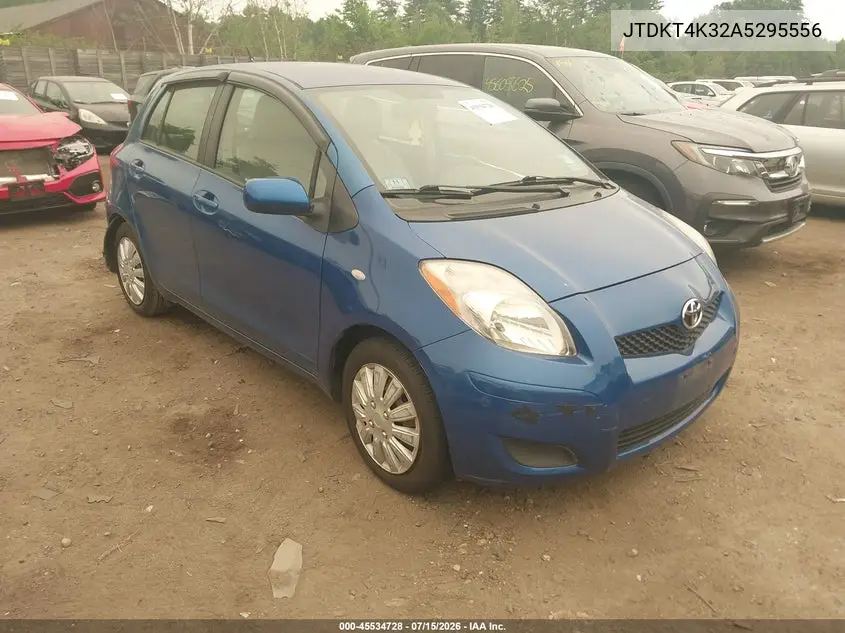 2010 Toyota Yaris VIN: JTDKT4K32A5295556 Lot: 45534728