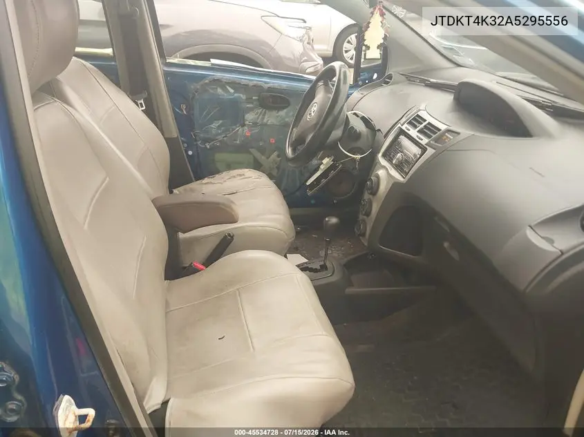2010 Toyota Yaris VIN: JTDKT4K32A5295556 Lot: 45534728