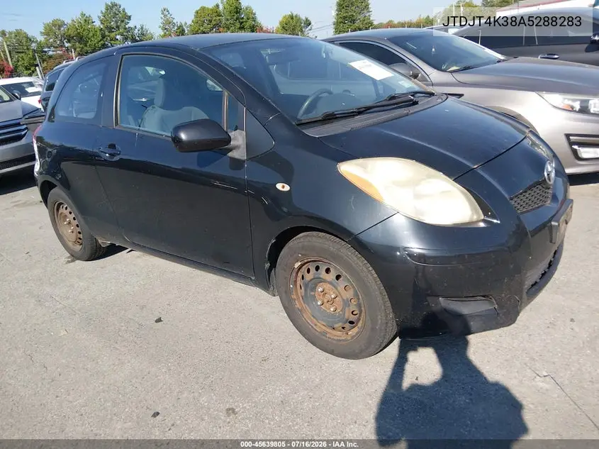 2010 Toyota Yaris VIN: JTDJT4K38A5288283 Lot: 45634421