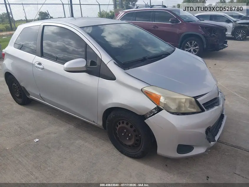 2012 Toyota Yaris Le VIN: JTDJTUD3XCD528780 Lot: 45633040
