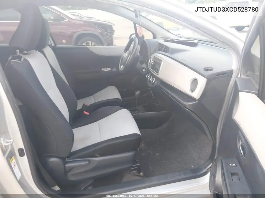 2012 Toyota Yaris Le VIN: JTDJTUD3XCD528780 Lot: 45633040