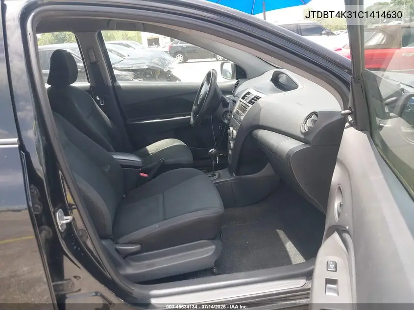 2012 Toyota Yaris VIN: JTDBT4K31C1414630 Lot: 45634134