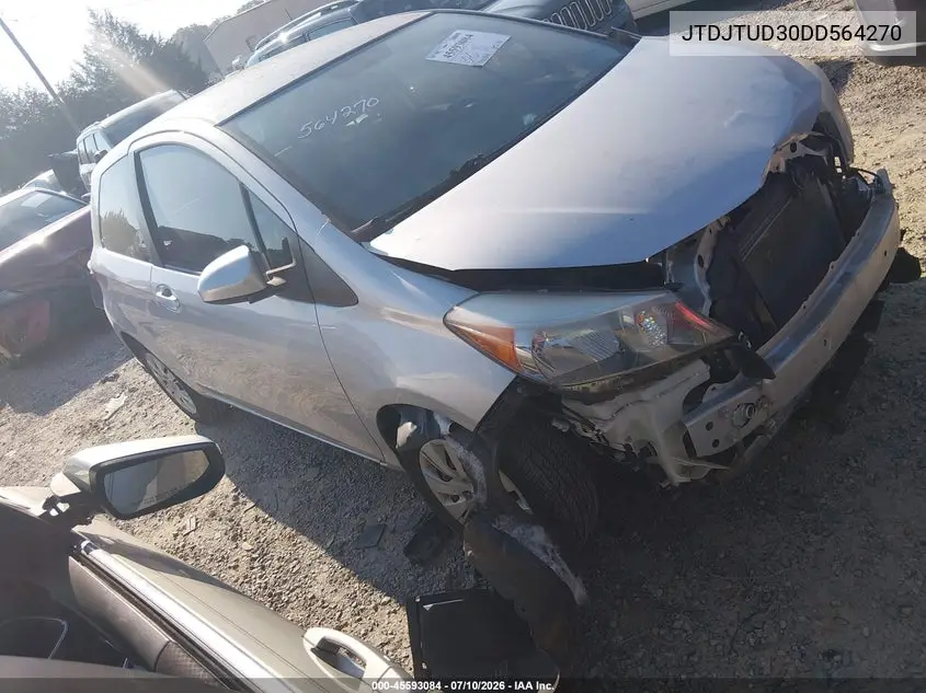 2013 Toyota Yaris L VIN: JTDJTUD30DD564270 Lot: 45593084