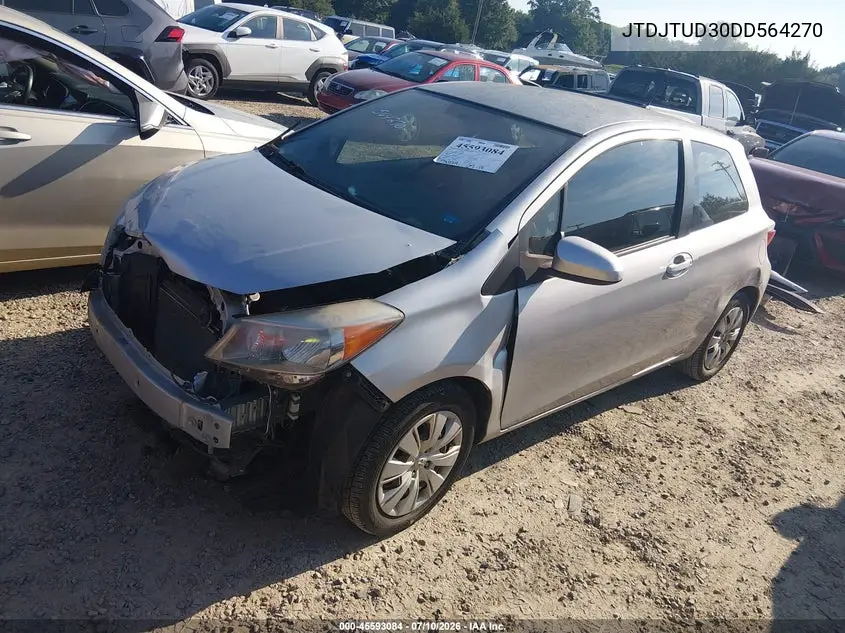 2013 Toyota Yaris L VIN: JTDJTUD30DD564270 Lot: 45593084