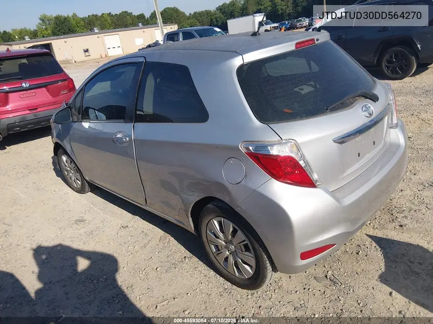 2013 Toyota Yaris L VIN: JTDJTUD30DD564270 Lot: 45593084