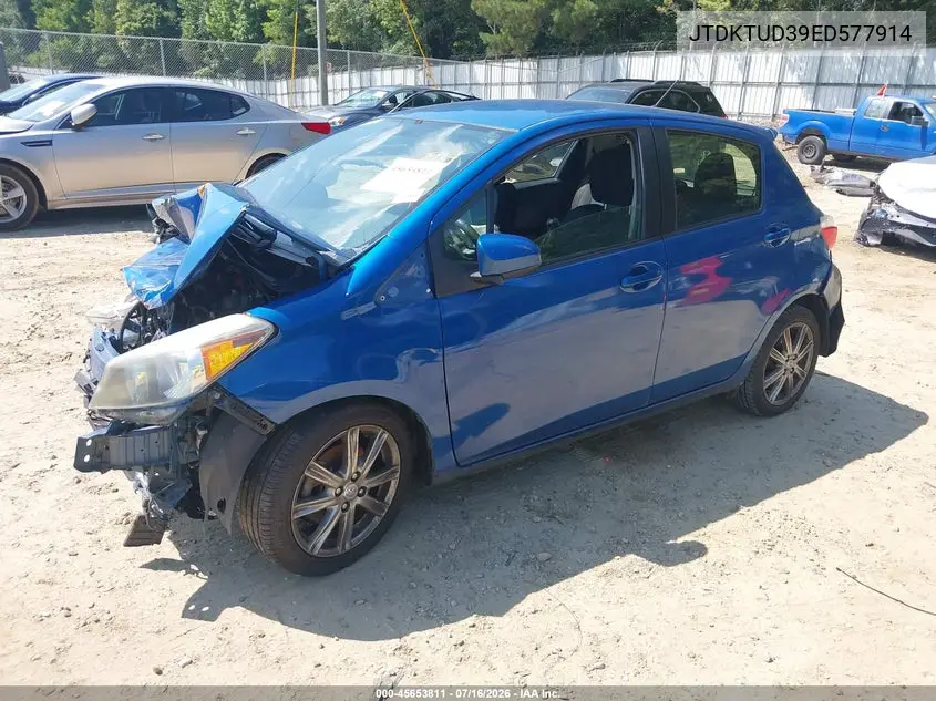 2014 Toyota Yaris Se (Tmc/Cbu Plant) VIN: JTDKTUD39ED577914 Lot: 45653811