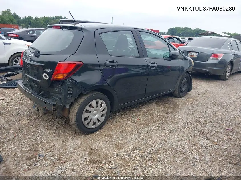 2015 Toyota Yaris L VIN: VNKKTUD37FA030280 Lot: 45560108
