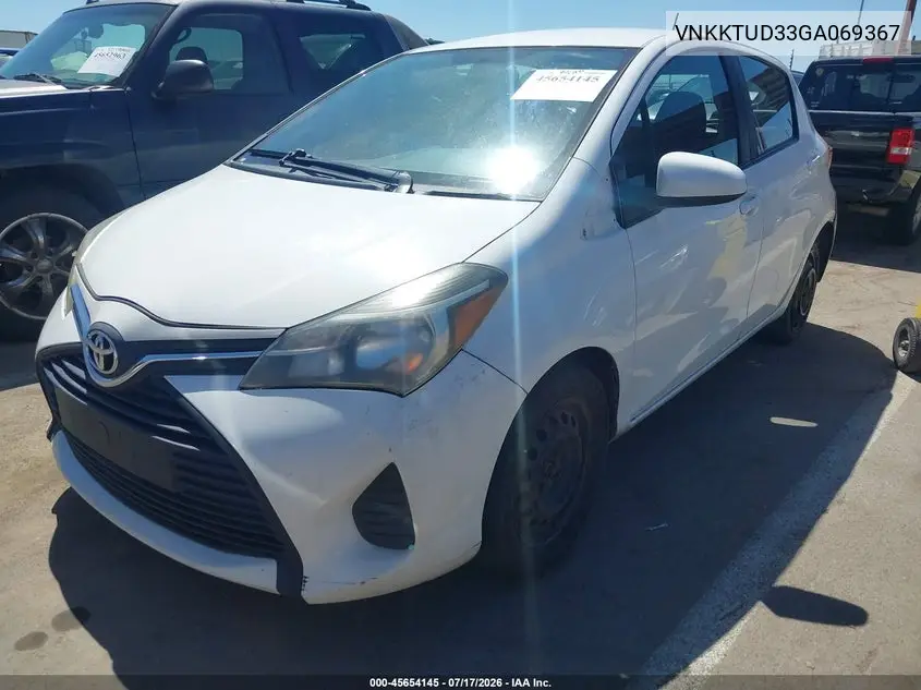 2016 Toyota Yaris L VIN: VNKKTUD33GA069367 Lot: 45654145