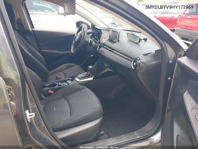 2017 Toyota Yaris Ia VIN: 3MYDLBYV9HY172969 Lot: 45568921