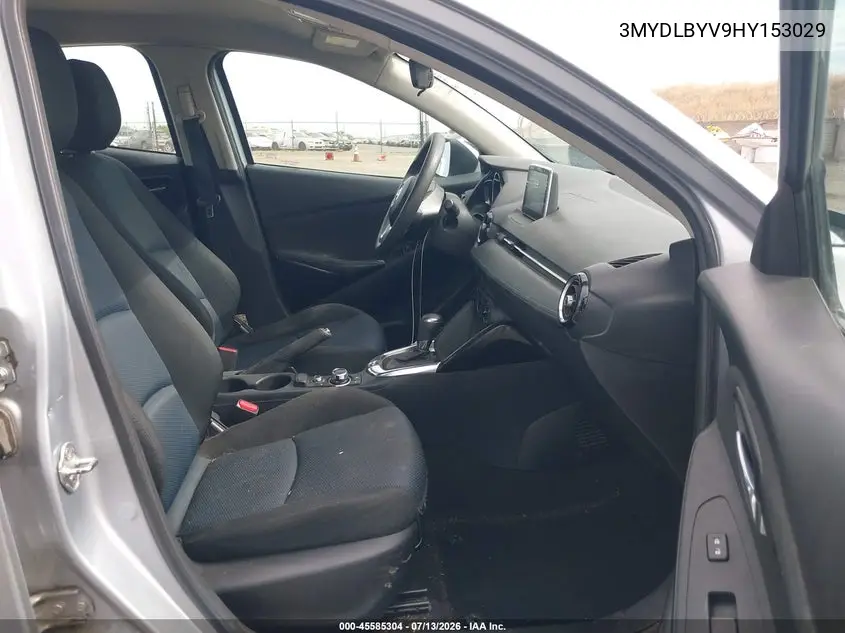 2017 Toyota Yaris Ia VIN: 3MYDLBYV9HY153029 Lot: 45585304