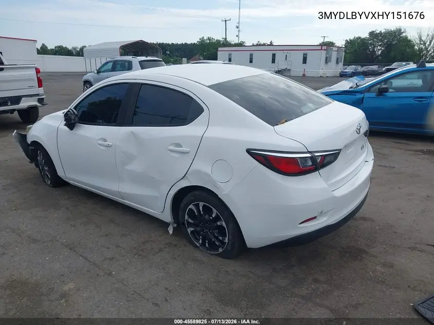 2017 Toyota Yaris Ia VIN: 3MYDLBYVXHY151676 Lot: 45589825