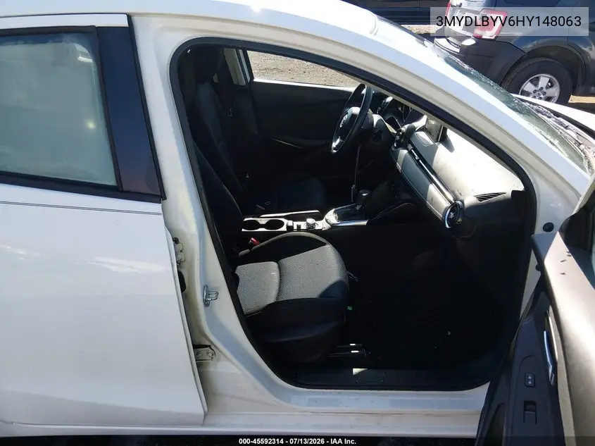 2017 Toyota Yaris Ia VIN: 3MYDLBYV6HY148063 Lot: 45592314