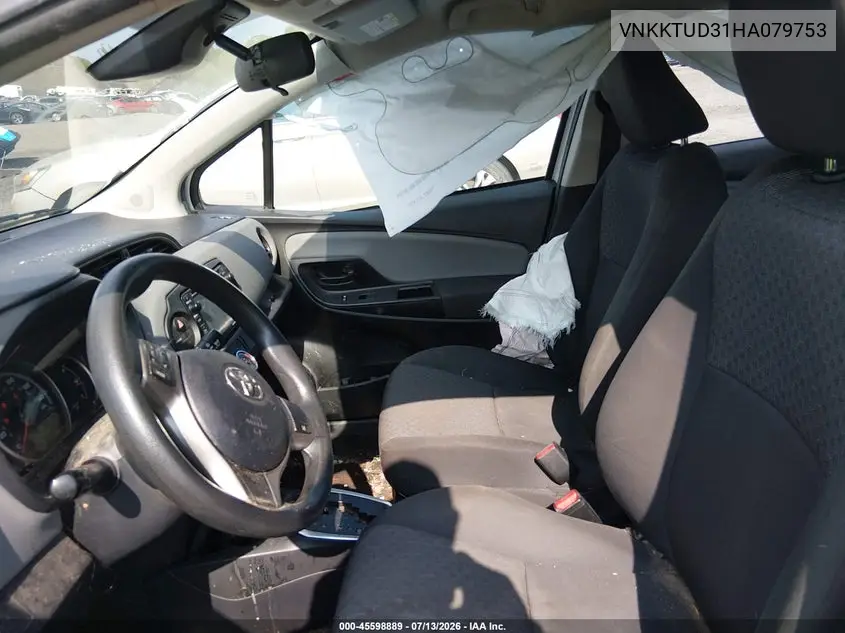 2017 Toyota Yaris L VIN: VNKKTUD31HA079753 Lot: 45598889
