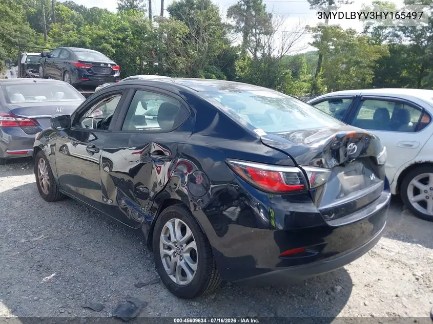 2017 Toyota Yaris Ia VIN: 3MYDLBYV3HY165497 Lot: 45609634