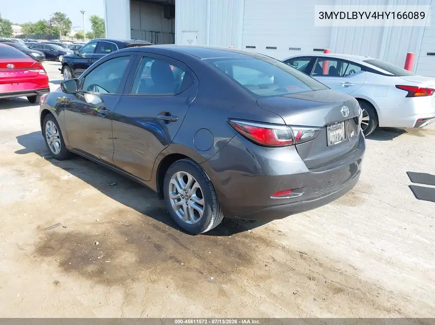 2017 Toyota Yaris Ia VIN: 3MYDLBYV4HY166089 Lot: 45611572