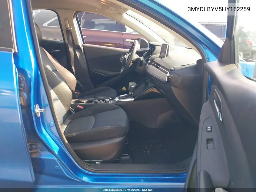 2017 Toyota Yaris Ia VIN: 3MYDLBYV5HY162259 Lot: 45625496