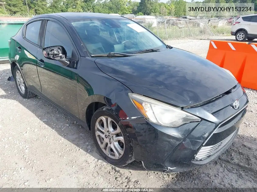 2017 Toyota Yaris Ia VIN: 3MYDLBYVXHY153234 Lot: 45631341
