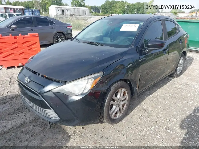 2017 Toyota Yaris Ia VIN: 3MYDLBYVXHY153234 Lot: 45631341