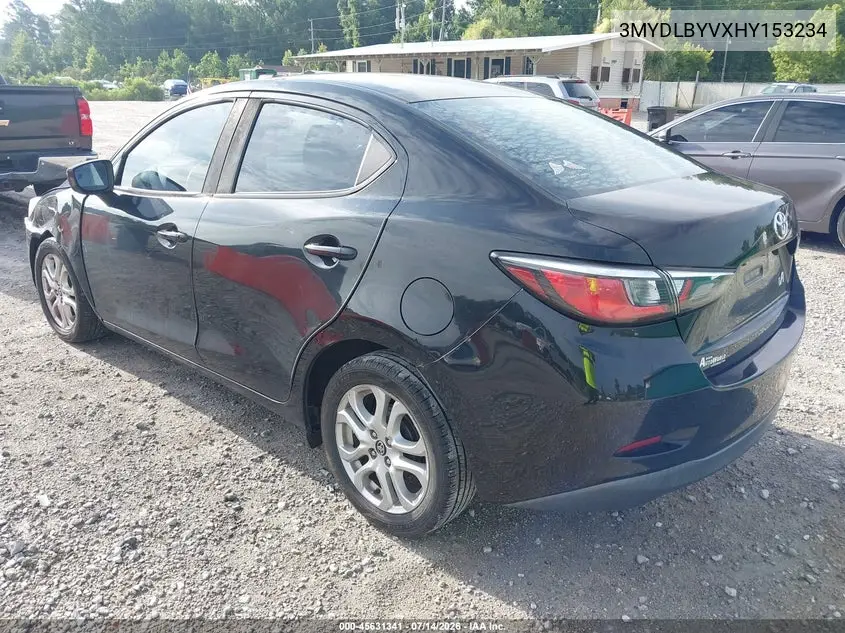 2017 Toyota Yaris Ia VIN: 3MYDLBYVXHY153234 Lot: 45631341