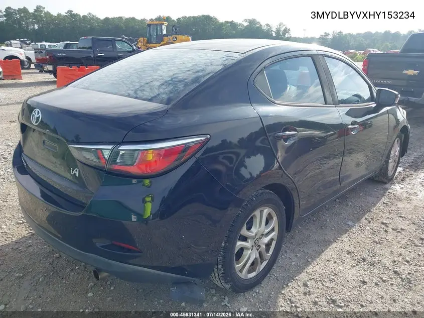 2017 Toyota Yaris Ia VIN: 3MYDLBYVXHY153234 Lot: 45631341
