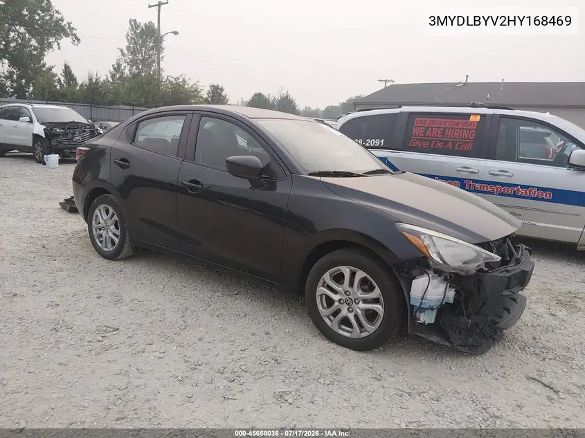 2017 Toyota Yaris Ia VIN: 3MYDLBYV2HY168469 Lot: 45658036