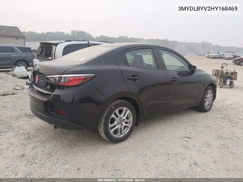 2017 Toyota Yaris Ia VIN: 3MYDLBYV2HY168469 Lot: 45658036