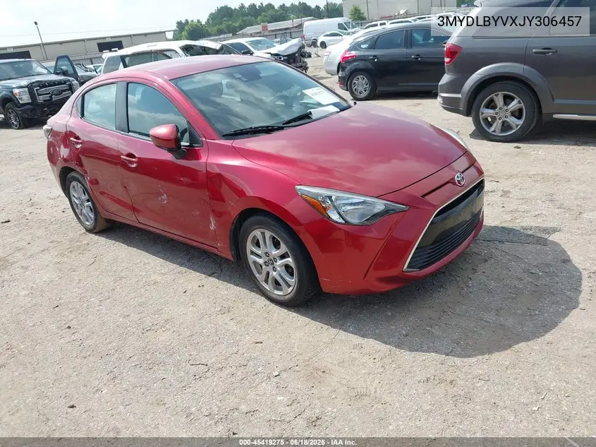 2018 Toyota Yaris Ia VIN: 3MYDLBYVXJY306457 Lot: 45419275