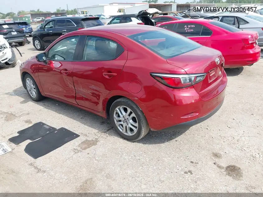 2018 Toyota Yaris Ia VIN: 3MYDLBYVXJY306457 Lot: 45419275