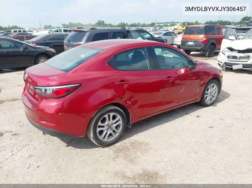2018 Toyota Yaris Ia VIN: 3MYDLBYVXJY306457 Lot: 45419275