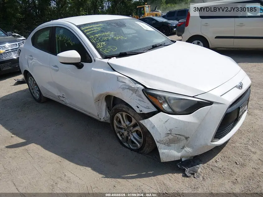 2018 Toyota Yaris Ia VIN: 3MYDLBYV2JY330185 Lot: 45588326
