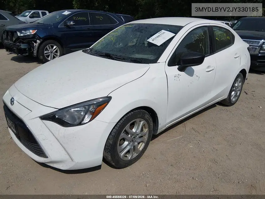 2018 Toyota Yaris Ia VIN: 3MYDLBYV2JY330185 Lot: 45588326