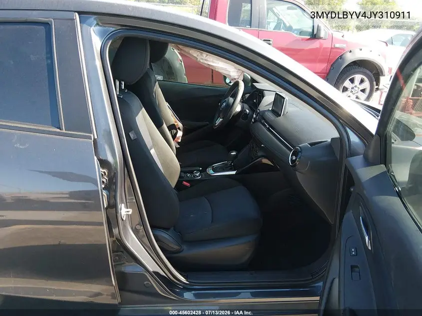 2018 Toyota Yaris Ia VIN: 3MYDLBYV4JY310911 Lot: 45602428