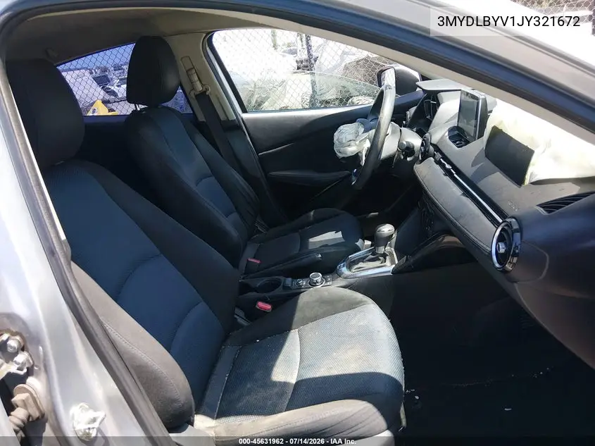 2018 Toyota Yaris Ia VIN: 3MYDLBYV1JY321672 Lot: 45631962