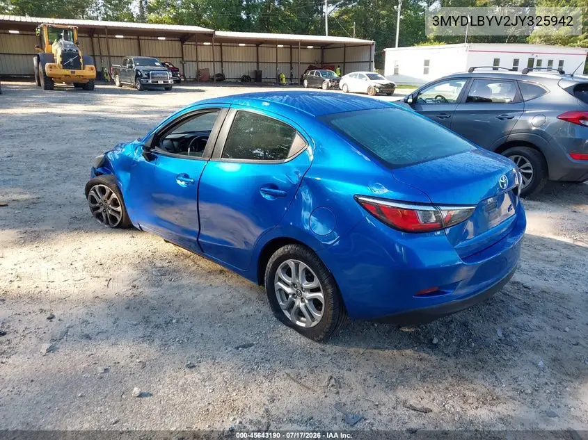 2018 Toyota Yaris Ia VIN: 3MYDLBYV2JY325942 Lot: 45643190
