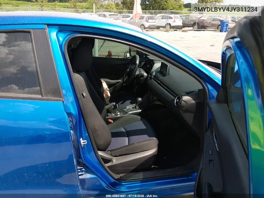 2018 Toyota Yaris Ia VIN: 3MYDLBYV4JY311234 Lot: 45651697