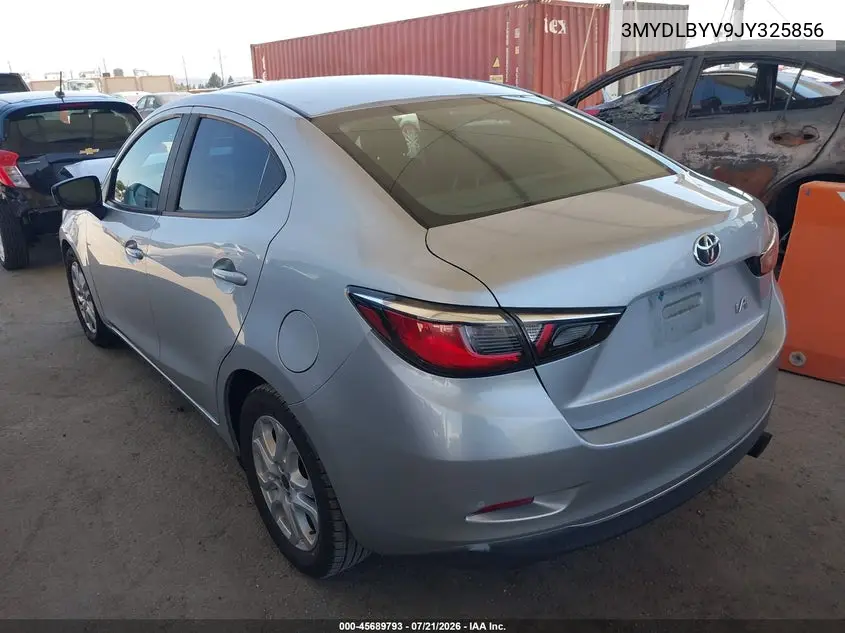 2018 Toyota Yaris Ia VIN: 3MYDLBYV9JY325856 Lot: 45689793