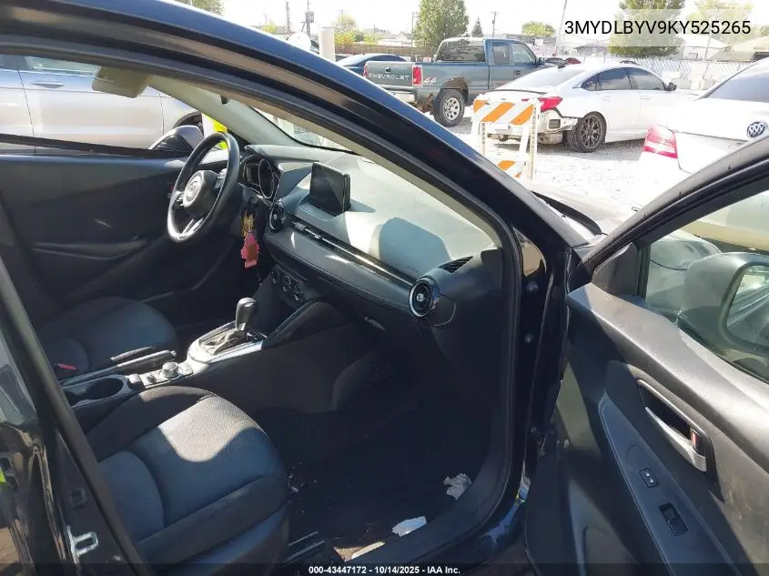 3MYDLBYV9KY525265 2019 Toyota Yaris Le