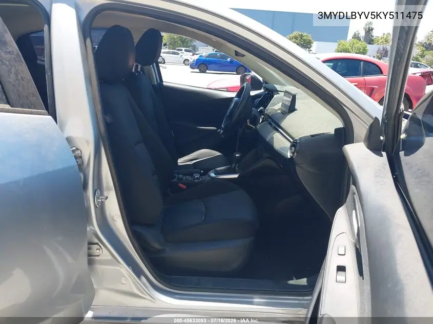 2019 Toyota Yaris Le VIN: 3MYDLBYV5KY511475 Lot: 45633093