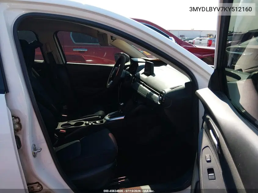 2019 Toyota Yaris Le VIN: 3MYDLBYV7KY512160 Lot: 45634806