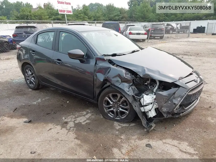 2019 Toyota Yaris Le VIN: 3MYDLBYVXKY508068 Lot: 45637460