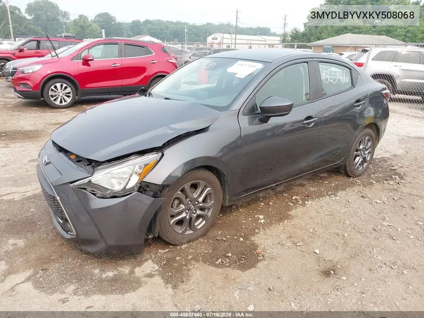 2019 Toyota Yaris Le VIN: 3MYDLBYVXKY508068 Lot: 45637460