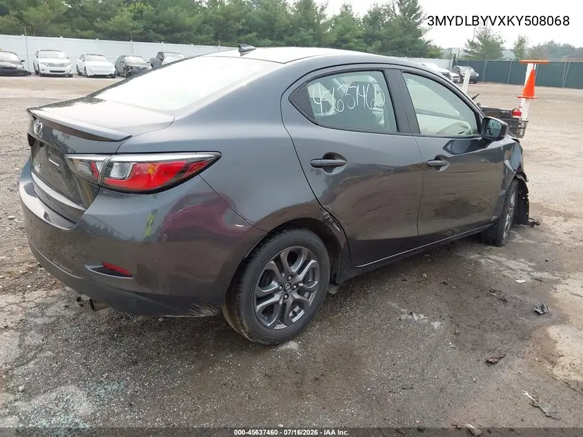 2019 Toyota Yaris Le VIN: 3MYDLBYVXKY508068 Lot: 45637460