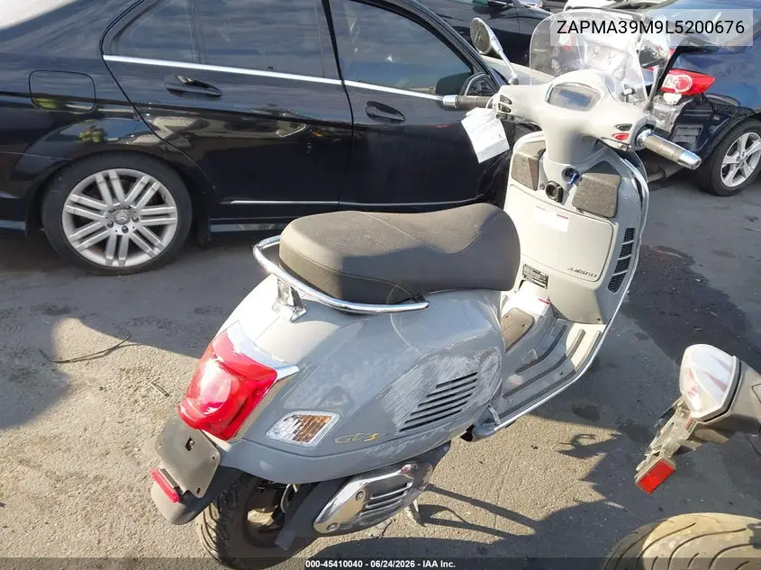 2020 Vespa Gts 300 Super VIN: ZAPMA39M9L5200676 Lot: 45410040