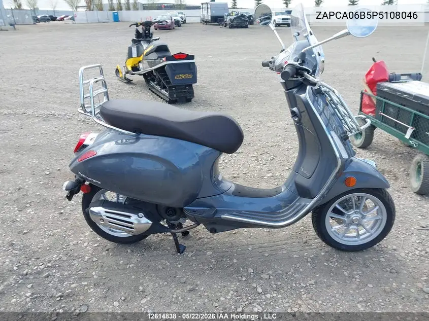 2023 Vespa Primavera/Sprint 50 VIN: ZAPCA06B5P5108046 Lot: 12614838
