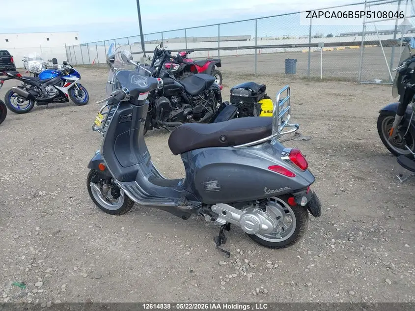 2023 Vespa Primavera/Sprint 50 VIN: ZAPCA06B5P5108046 Lot: 12614838