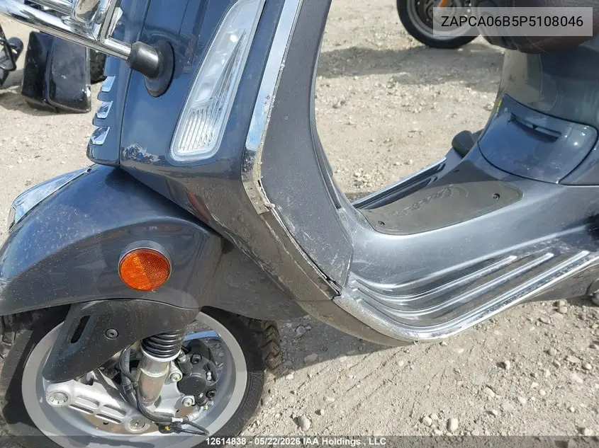 2023 Vespa Primavera/Sprint 50 VIN: ZAPCA06B5P5108046 Lot: 12614838
