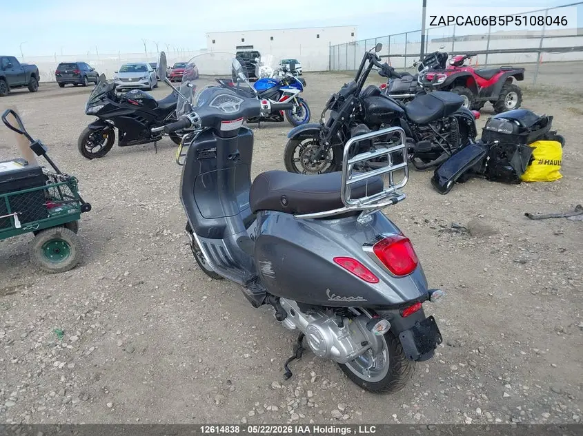 2023 Vespa Primavera/Sprint 50 VIN: ZAPCA06B5P5108046 Lot: 12614838